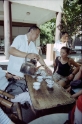 Serving tea, Xian China